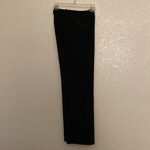 Woman’s slacks, size 4 Petite, black, polyester and rayon